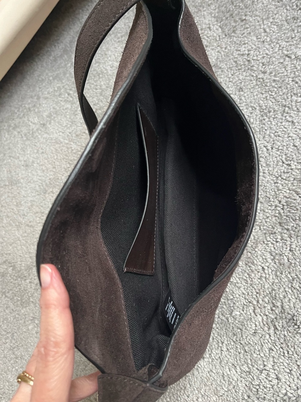NWT MADEWELL Genuine Suede Leather Date Night Shoulder Bag - Picture 5 of 9